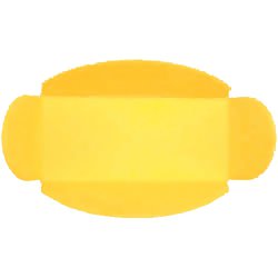 Forminha para Camafeu em Colorplus Amarelo - 50 un.