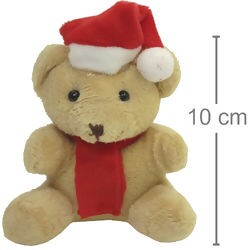 Enfeite de Natal - Urso com Gorro