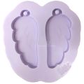 Molde de Silicone para Resina 5,5 x 2,5 cm - Asa 2 cavidades