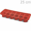 Forma de Gelo em Silicone Coração 12 Cubos