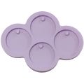 Molde de Silicone para Resina 4 x 4 cm - Paleta de Círculos 4 cavidades