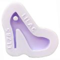 Molde de Silicone para Resina 2,5 cm - Mini Salto com Furo Ref. EL785