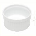 Ramequim de Porcelana Classic Branco 8,5 x 5 cm Ref. 6754 