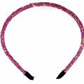 Tiara Encapada Glitter - Pink