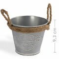 Vaso Metal Alça em Juta - Flowers Garden - Ref SL-0017